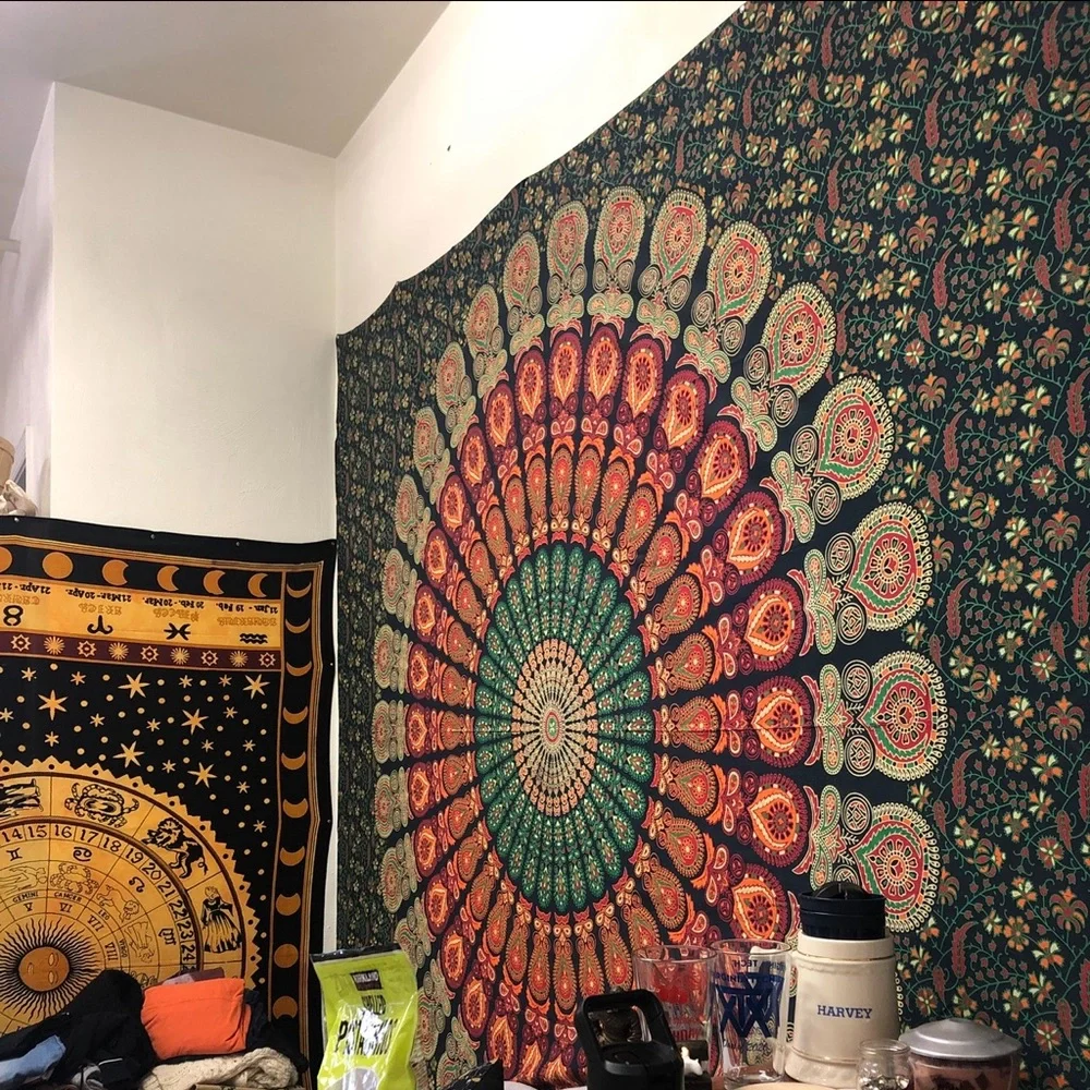 Green tapestry